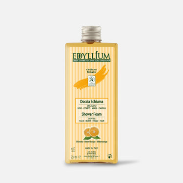 doccia schiuma al chinotto dellicato con olio oliva dop garda